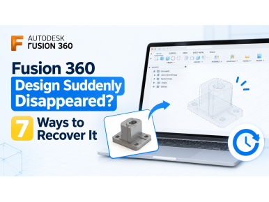 Fusion 360 Design Suddenly Disappeared? 7 Ways to Recover It